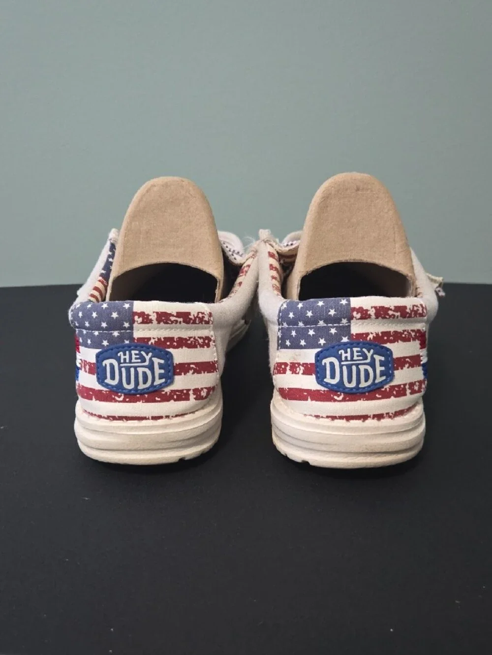 Hey Dude Wally Patriotic Slip-On Shoes